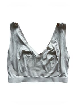 Soma Enbliss Bralette Womens Large Cream Wireless Comfort Lounge Bra Soft